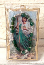 Load image into Gallery viewer, 24 St. Jude Sanit Judas Joseph Wood Frame w/ Bracelet