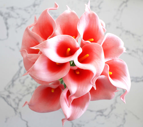 15 Blush Real Touch Calla Lily