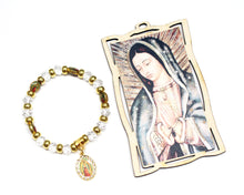 Load image into Gallery viewer, 24 Guadalupe Wood Frame w/ Bracelet