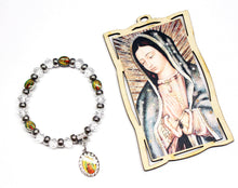 Load image into Gallery viewer, 24 Guadalupe Wood Frame w/ Bracelet