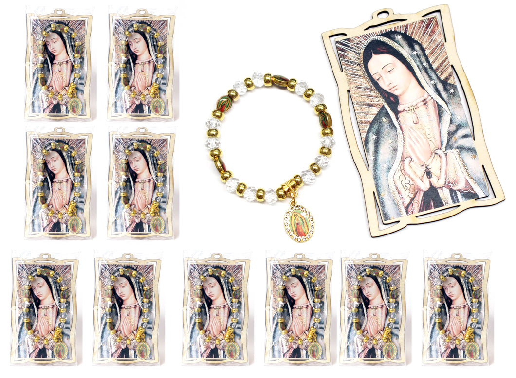 24 Guadalupe Wood Frame w/ Bracelet
