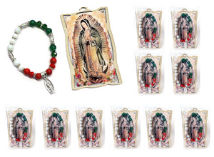 24 Santa Maria Guadalupe Wood Frame w/ Bracelet