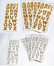 Load image into Gallery viewer, 8 Sheets ABC Glitter Sticker Label