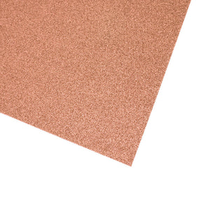 Rose Gold Glitter 10 Pack 12" x 20" EVA Foam Sheets