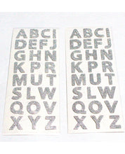 Load image into Gallery viewer, 8 Sheets ABC Glitter Sticker Label