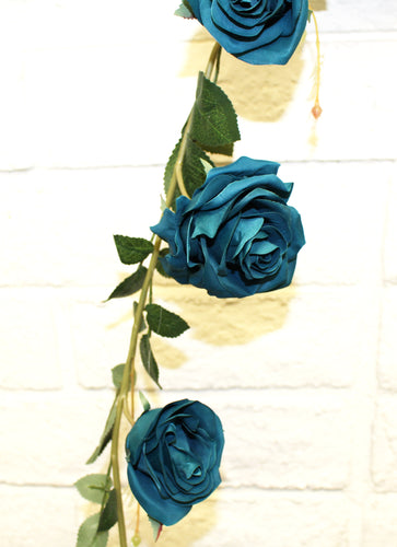 2pc Sage Rose w/ English Ivy Vine Garland