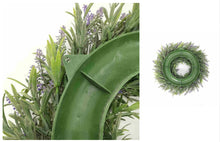 Load image into Gallery viewer, Lavender Wreath 14&quot; Eucalyptus