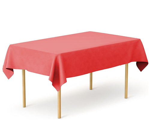 5pc Red Plastic Tablecovers Disposable