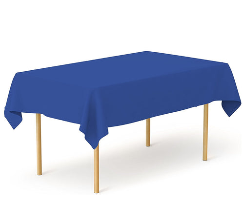 5pc Blue Plastic Tablecovers Disposable