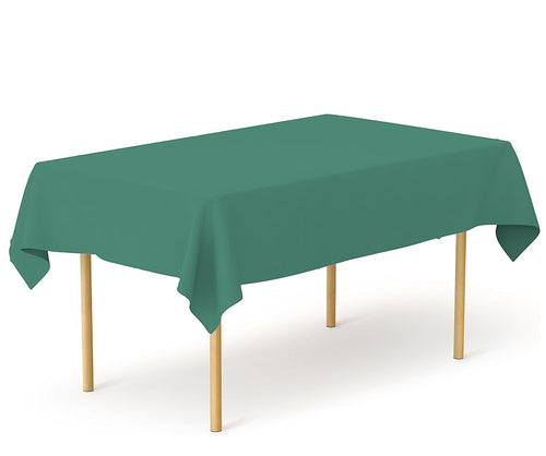 5pc Green Plastic Tablecovers Disposable