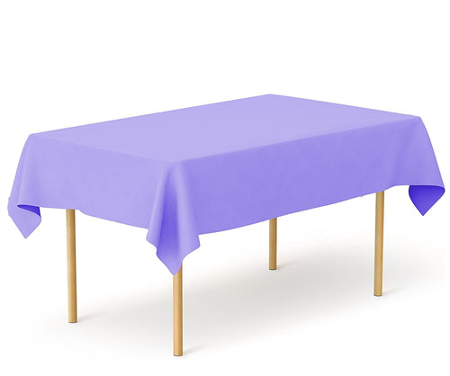5pc Lavender Plastic Tablecovers Disposable