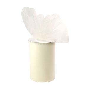 Ivory Roll Tulle 6"x100 Yards (300 FT)