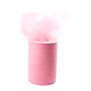 Pink Roll Tulle 6"x100 Yards (300 FT)