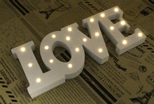 Load image into Gallery viewer, Love Marquee LED Wood Letter