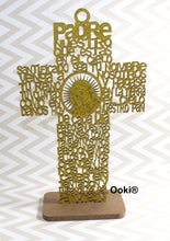 Load image into Gallery viewer, 12 Lady Guadalup Wooden Cross Centerpiece