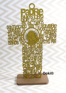 12 Lady Guadalup Wooden Cross Centerpiece