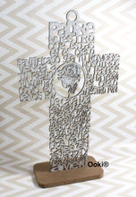Load image into Gallery viewer, 12 Jesus Wooden Cross Centerpiece