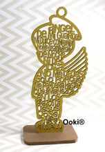 Load image into Gallery viewer, 12 Angel Boy Figure Wooden Centerpiece