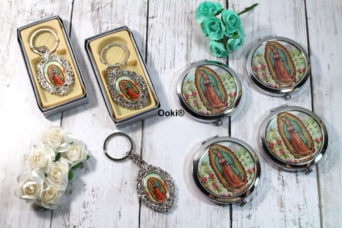 24pc Lady Guadalupe Virgin Mary Elegant Keychain Party Favor