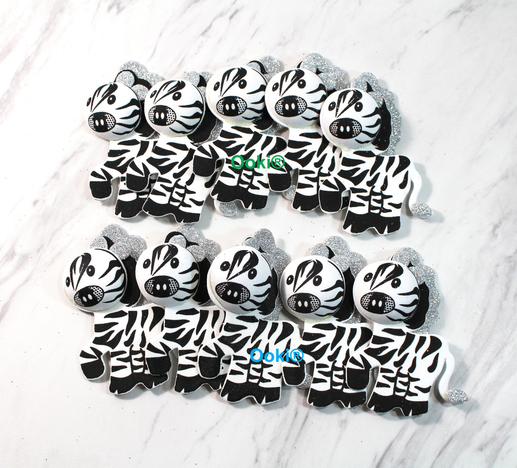 Cute 3D Zebra Jungle Animal EVA Foam