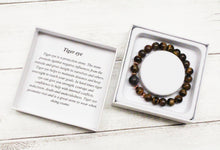Load image into Gallery viewer, Tiger Eye Gemstone Bracelet