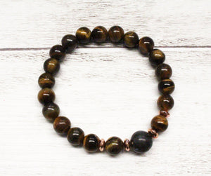 Tiger Eye Gemstone Bracelet