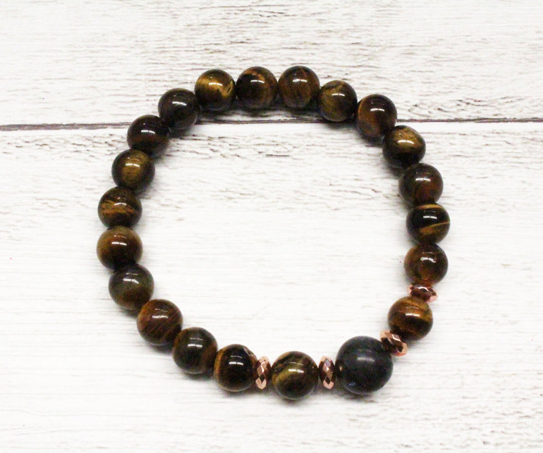 Tiger Eye Gemstone Bracelet