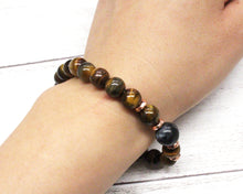 Load image into Gallery viewer, Tiger Eye Gemstone Bracelet