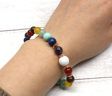 Load image into Gallery viewer, Chakra Gemstone Bracelet