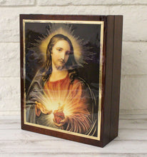 Load image into Gallery viewer, Jesus Handmade Wooden Box