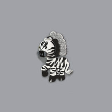 Load image into Gallery viewer, Zebra 10pc Animal Foam