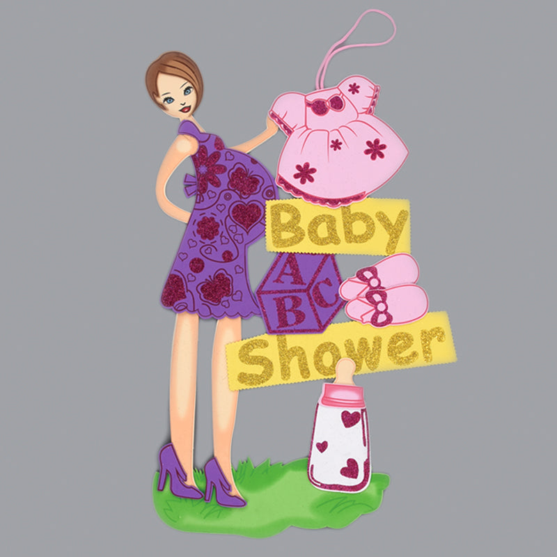 Baby Shower ABC Foam Banner