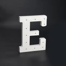 Load image into Gallery viewer, Wooden LED Sign Letters E