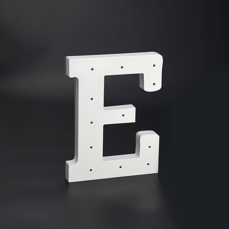 Wooden LED Sign Letters E