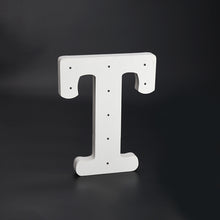 Load image into Gallery viewer, Wooden LED Sign Letters T