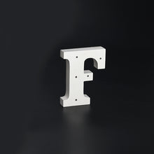Load image into Gallery viewer, Wooden LED Sign Letters F