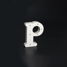 Load image into Gallery viewer, Wooden LED Sign Letters P