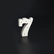 Load image into Gallery viewer, Wooden LED Number 7
