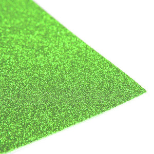 Light Green Glitter 10 Pack 12" x 20" EVA Foam Sheets