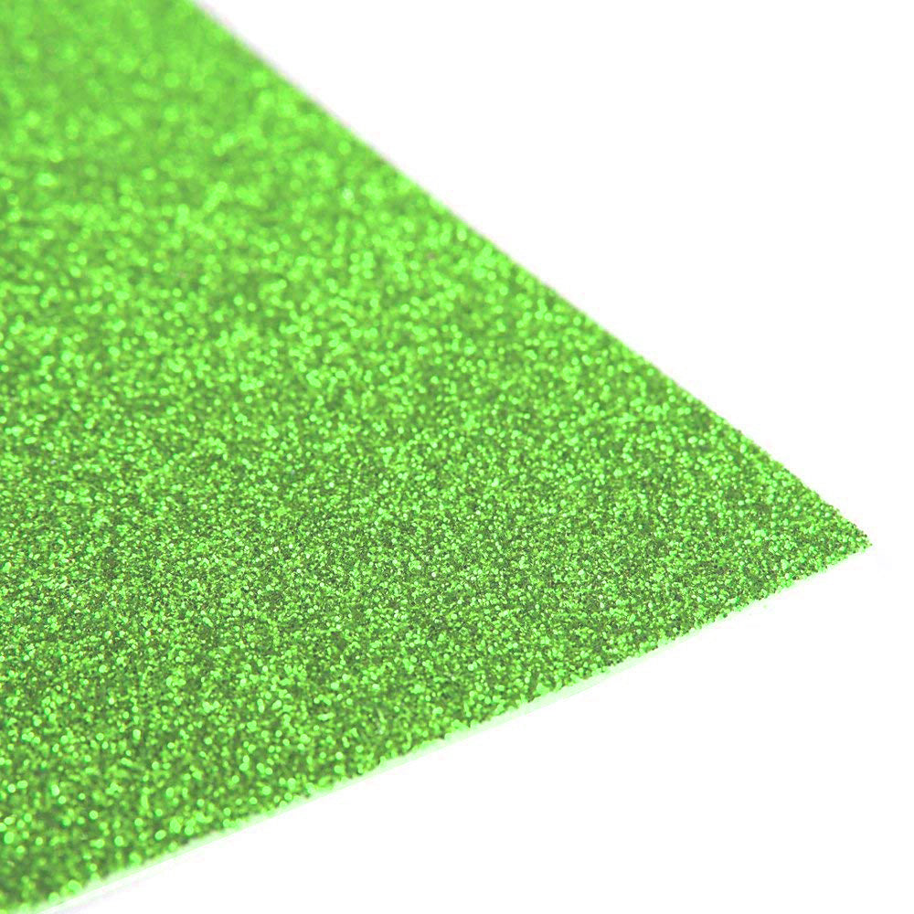 Light Green Glitter 10 Pack 12