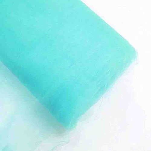 Aqua Tulle Fabric Bolt 54