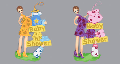 Baby Shower ABC Foam Banner