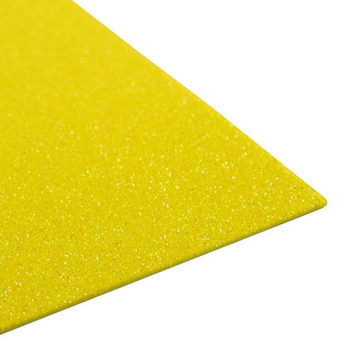 Yellow Glitter 10 Pack 12