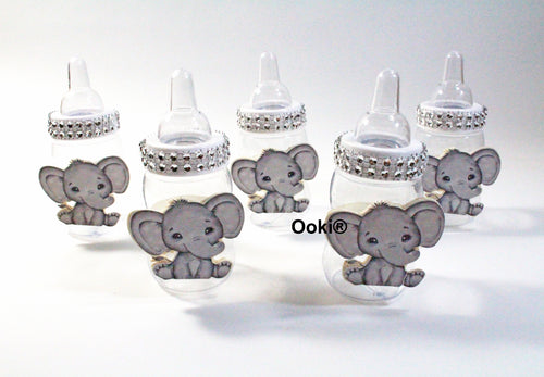 12 Baby Elephant Bottle Fillable