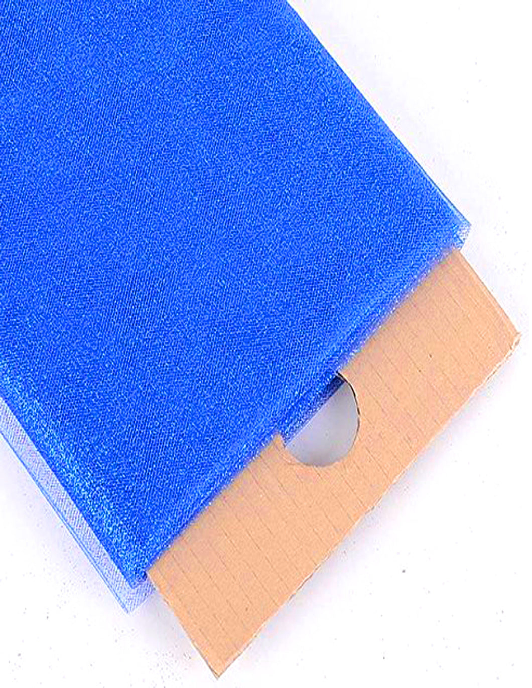 Blue Glitter Tulle Fabric Bolt 54
