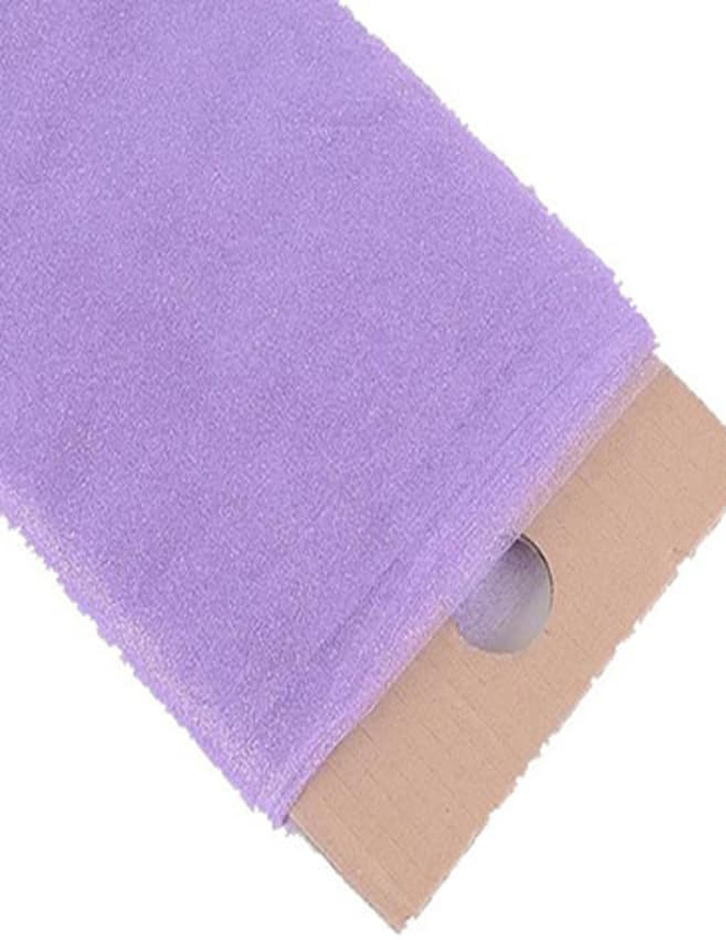 Lavender Glitter Tulle Fabric Bolt 54