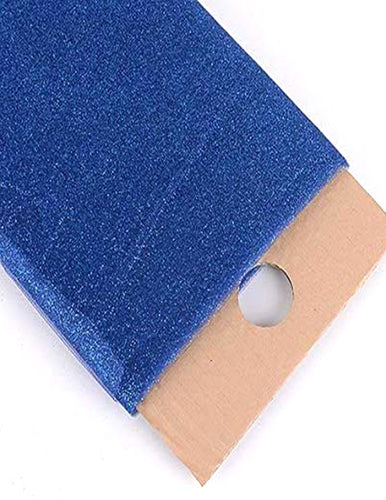 Navy Blue Glitter Tulle Fabric Bolt 54