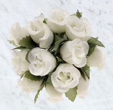 Load image into Gallery viewer, 144 Mini Poly Silk Flower Rose Bouquet