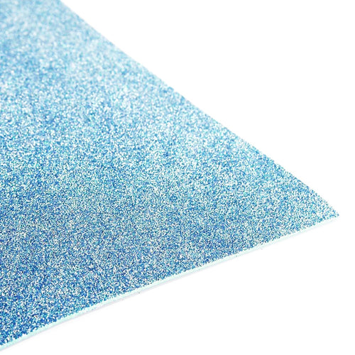 Light Blue Glitter 10 Pack 12