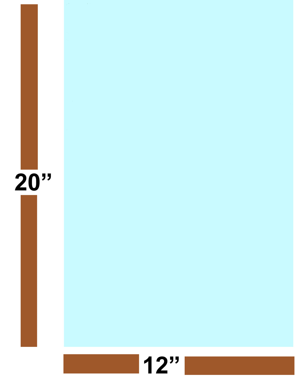 Light Blue 10 Pack 12